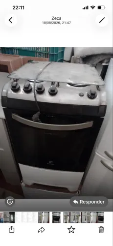Fogão Electrolux 4 bocas e forno