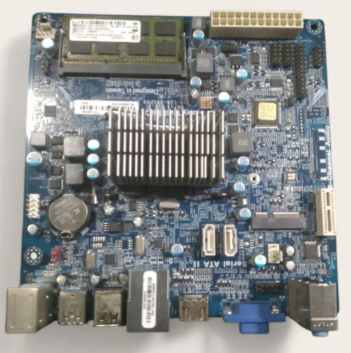 Placa mãe com processador acoplado, 4gb ddr3