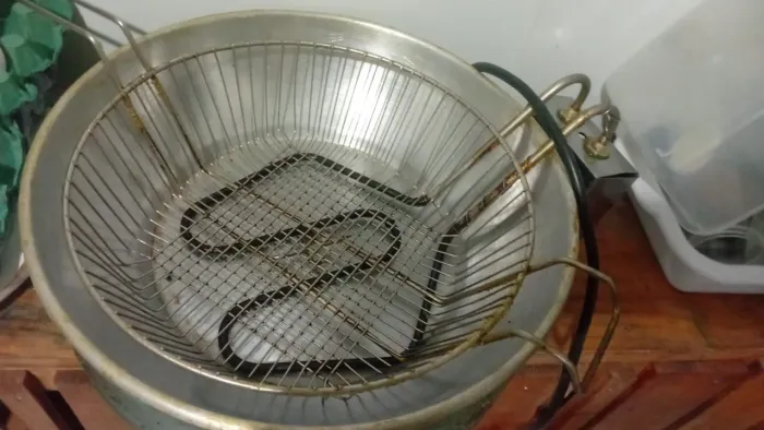 Fritadeira e estufa