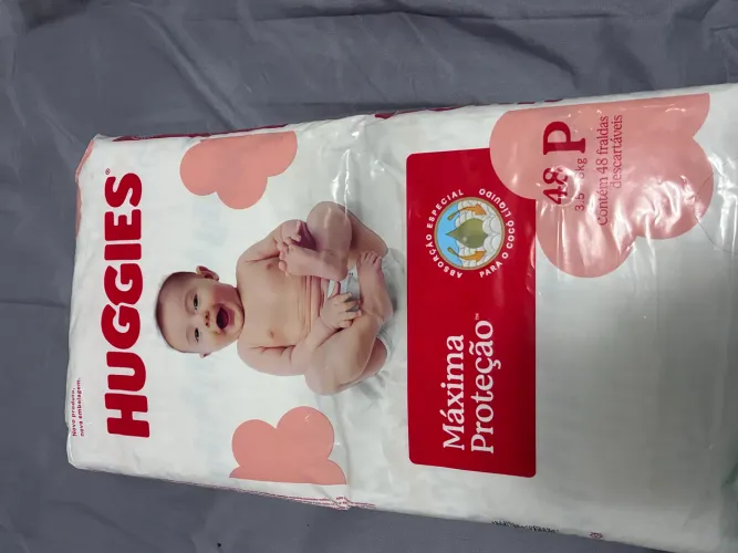 Fralda Huggies tamanho P