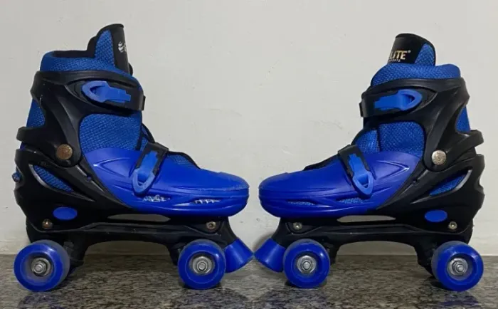 Patins Quad Elite Imports Ajustável 37 ao 40 - Ótimo Estado