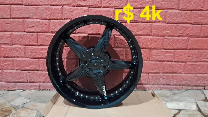 Roda aro 22 5x108 e 5x110 multifuros top importadas 