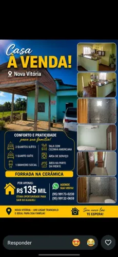 Vende-se casa em rorainopolis