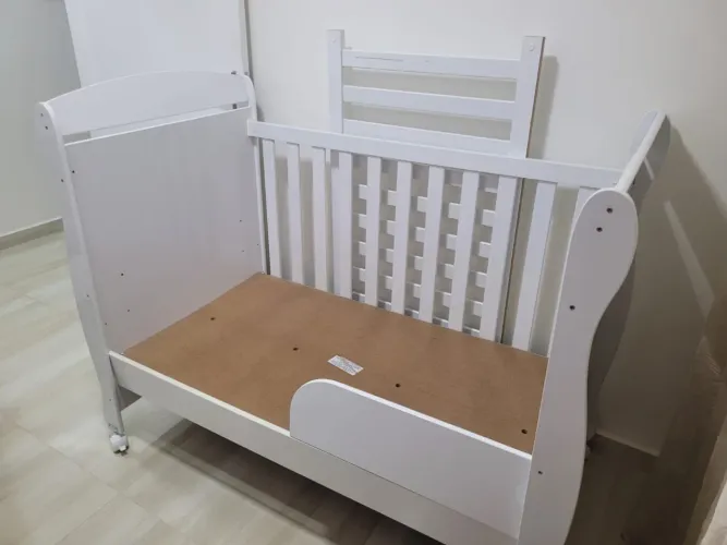 Berço americano vira cama