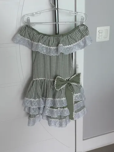 Vestido de Quadrilha 36 ( verde ) 38 ( marrom ) 