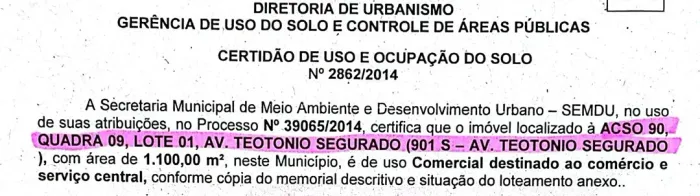 LOTE TEOTONIO SEGURADO