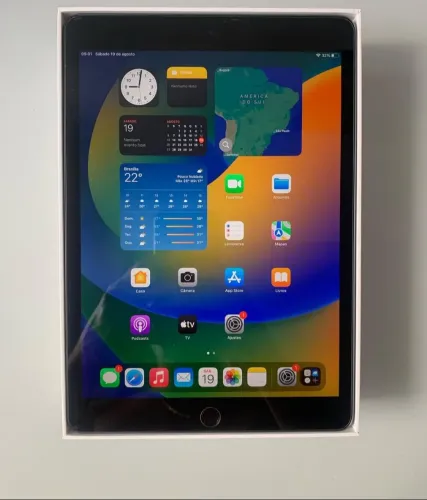 Tablet Ipad Applle 9 Geração Wifi + Chip 64gb Cinza Original