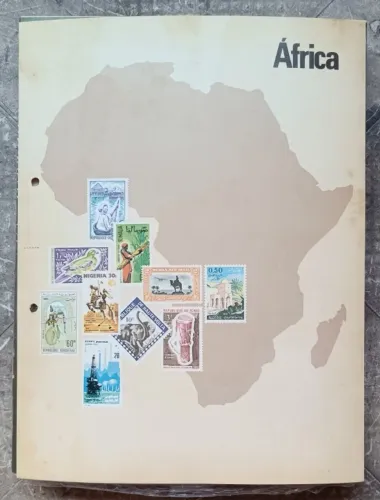 Coleção Selos De Todo Mundo Fascículos Completos Africa