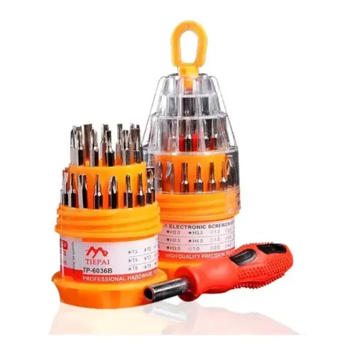 Kit Jogo de Chaves Multiuso 31 em 1 Mini Ferramentas Pequena de Chave de Fenda Precisão