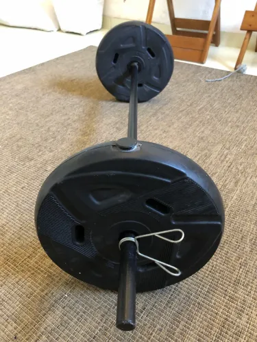 Halter Barra peso de musculação academia