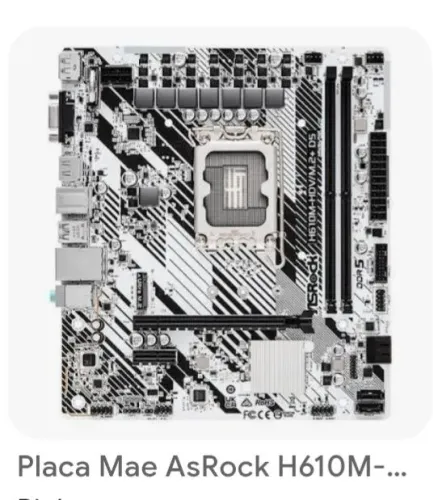 Placa mae am4 e memorias ddr5 16gb