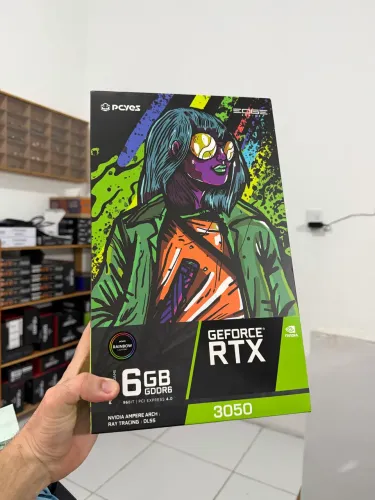 RTX 3050 6GB PCYES COM RGB - LACRADA