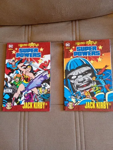 Hq Lendas do Universo DC, Superpowers, 1 e 2, Jack Kirby, completo...