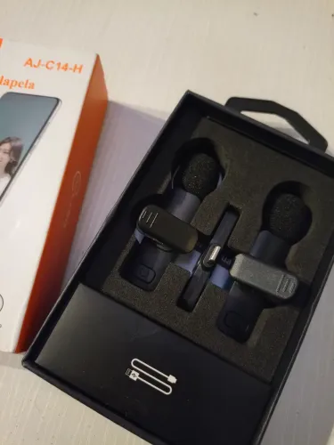 Microfone de lapela para iPhone