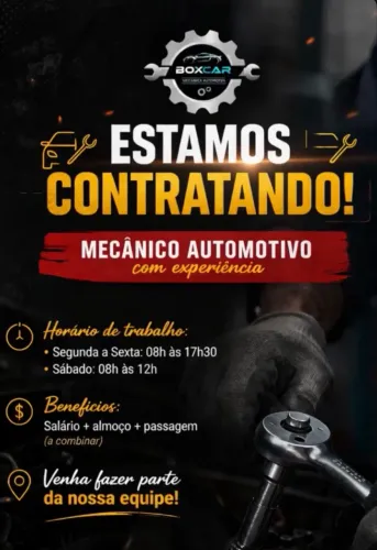 VAGA DE EMPREGO MECANICO AUTOM.