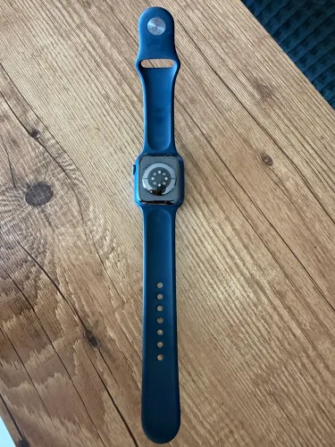 Apple Watch Series 7 41mm Azul - Pulseira Esportiva Azul