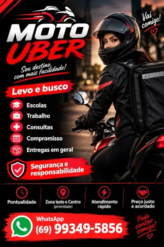 Uber Moto Disponível