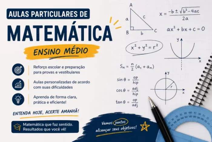 Reforço de Matemática para o Ensino Médio
