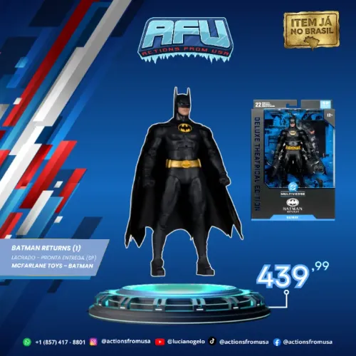 Mcfarlane Toys Dc Multiverse - Batman (Deluxe Theatrical Edition) Filme Batman Returns