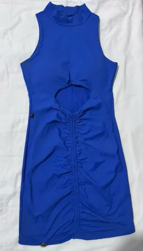 Vestido Poliamida Azul