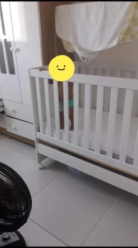 Berço com colchão