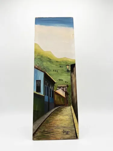 Óleo sobre Eucatex Dereck 1984