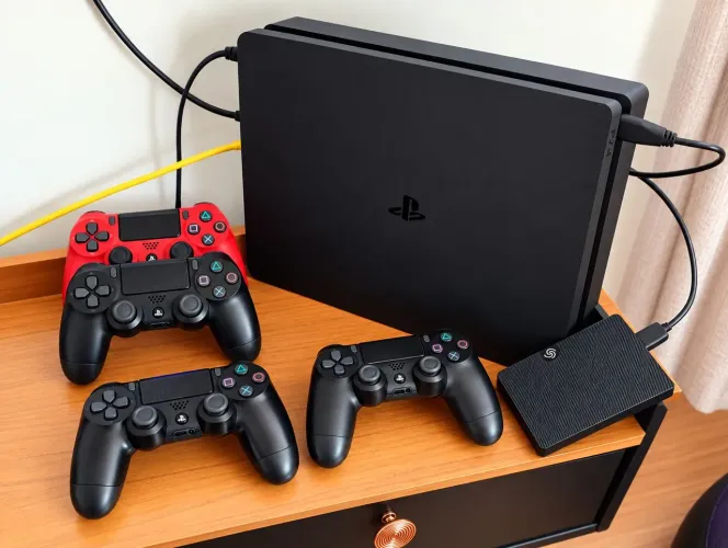 PS4 SLIM 1T | HD 2T | 4 CONTROLES