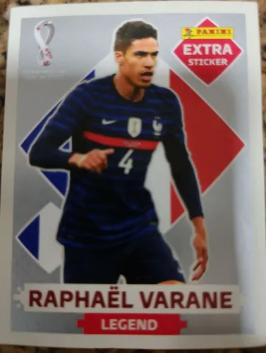 Figurinha Legenda Prata: Varane 2022