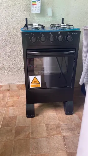 Fogão 4 bocas Braslar Sirius preto zeroooo