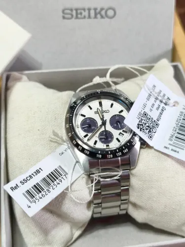 Relógio Seiko Prospex Speedtimer SSC813P1 PANDA - NA CAIXA
