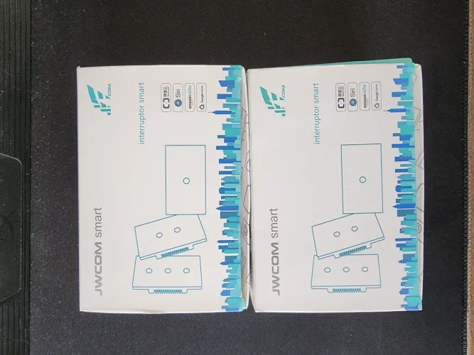 Kit Interruptores Inteligentes Wi-Fi Touch (3 Teclas + 2 Teclas) Novos na Caixa