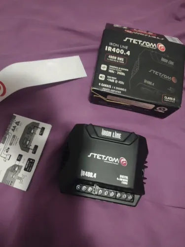 Potencia digital Stetsom 400 de 4 canais zera