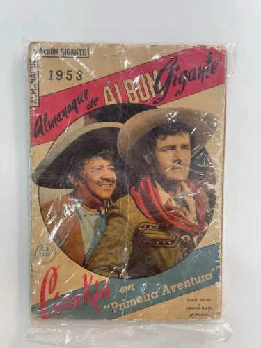 Relíquia para Colecionadores: Almanaque de Álbum Gigante 1953 - Cisco Kid