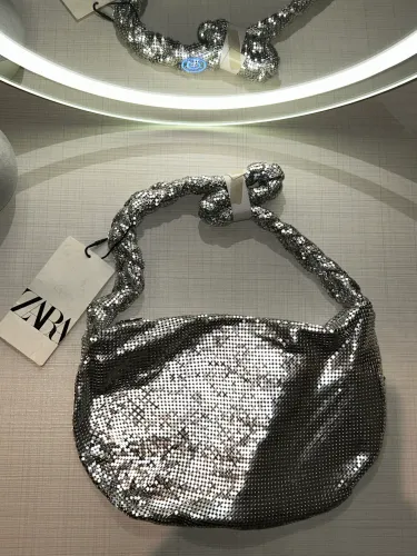 Bolsa Zara Brilho Nova