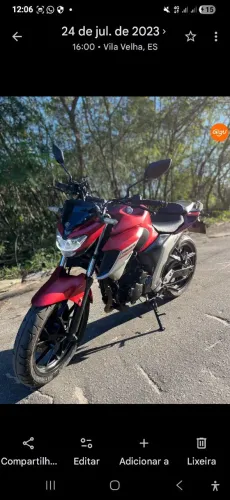 Fz25 top de linha 2018