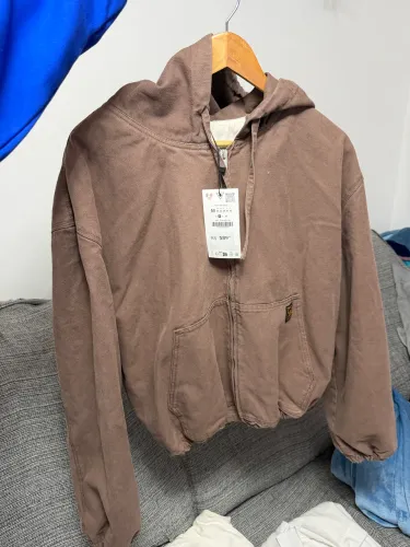 Jaqueta marrom Zara bomber