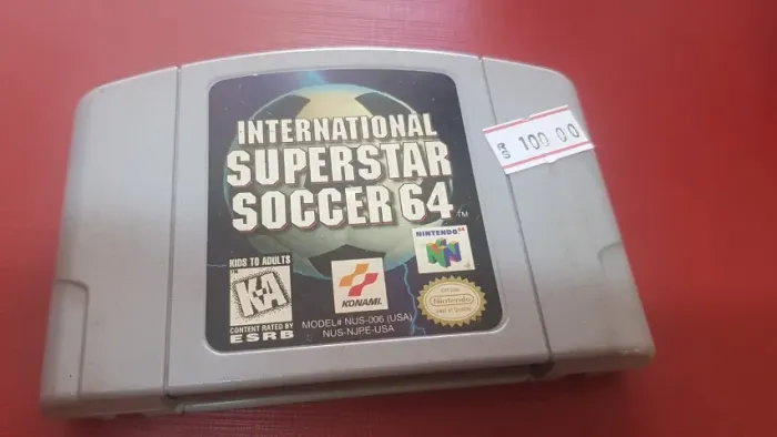 INTERNATIONAL SUPERSTAR SOCCER 64 - CARTUCHO NINTENDO 64 ORIGINAL