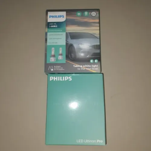 Par Lâmpada Philips Led Ultinon Pro5100 Hir2 6000k Branco Branco-frio