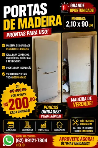 PORTAS DE MADEIRA