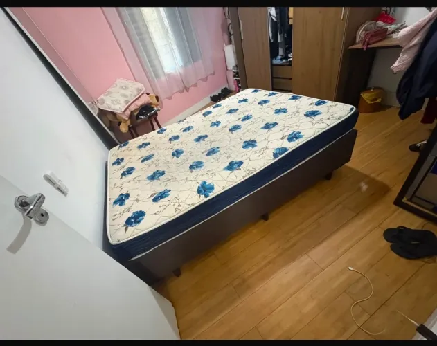 Cama box mais colchão