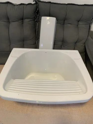Tanque grande 600x500mm Branco - Deco