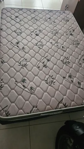 CAMA BOX COM COLCHAO CASAL
