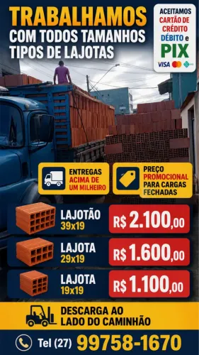 Lajotão mega preço e qualidade!!!