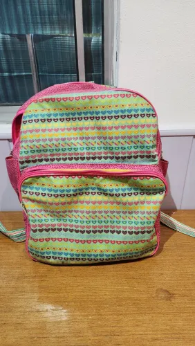 Mochila Infantil Feminina Colorida - Ótimo Estado (Retirada no Cachambi)