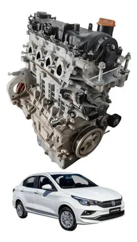 Motor Parcial Fiat Cronos Drive 2019 1.3 Flex 109 Cv Uzad0