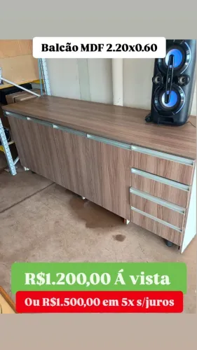 BALCÃO MDF 2.20X2.60 USADO