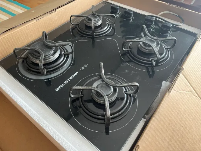 Cooktop Brastemp 4 bocas mesa de vidro