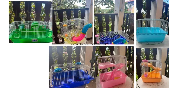 7 Gaiolas de Hamster