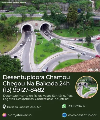 Desentupidora 24h No Litoral *