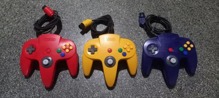 Lote controles edição limitada Nintendo 64